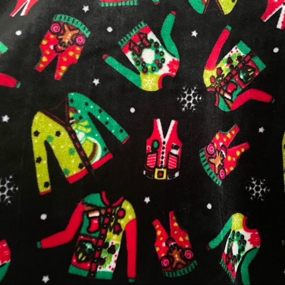 Ugly Christmas Sweater Crop Top - Picture 2 of 10